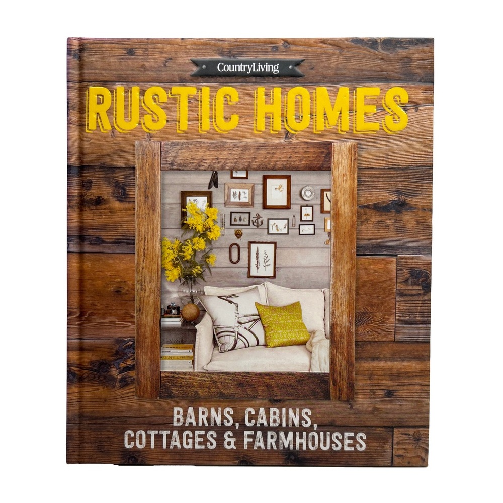 💕 Rustic Homes Hardcover Country Living Decorating Book Farmhouse Style